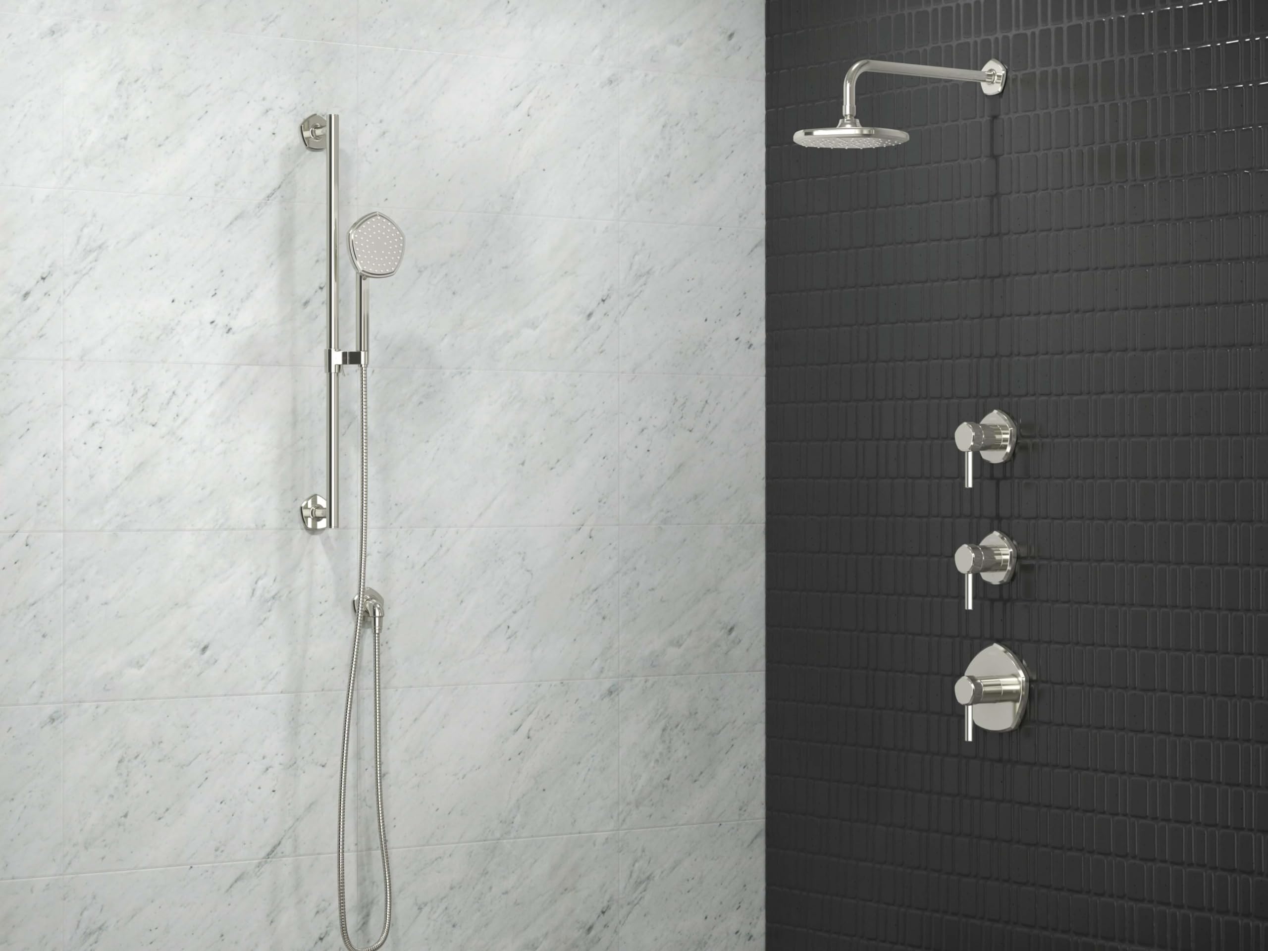 Foto 3 pulgar | Moldura De Válvula Termostática Kohler T27040-4-bl Occasion Negro Mate - Venta Internacional.