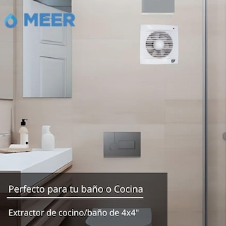 Foto 4 | Extractor de Aire Meer 6 X 6 Pulgadas para Baño o Cocina 18w