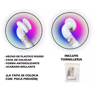 Foto 5 | Barra de Seguridad 12'' Plastico Blanco Speedy