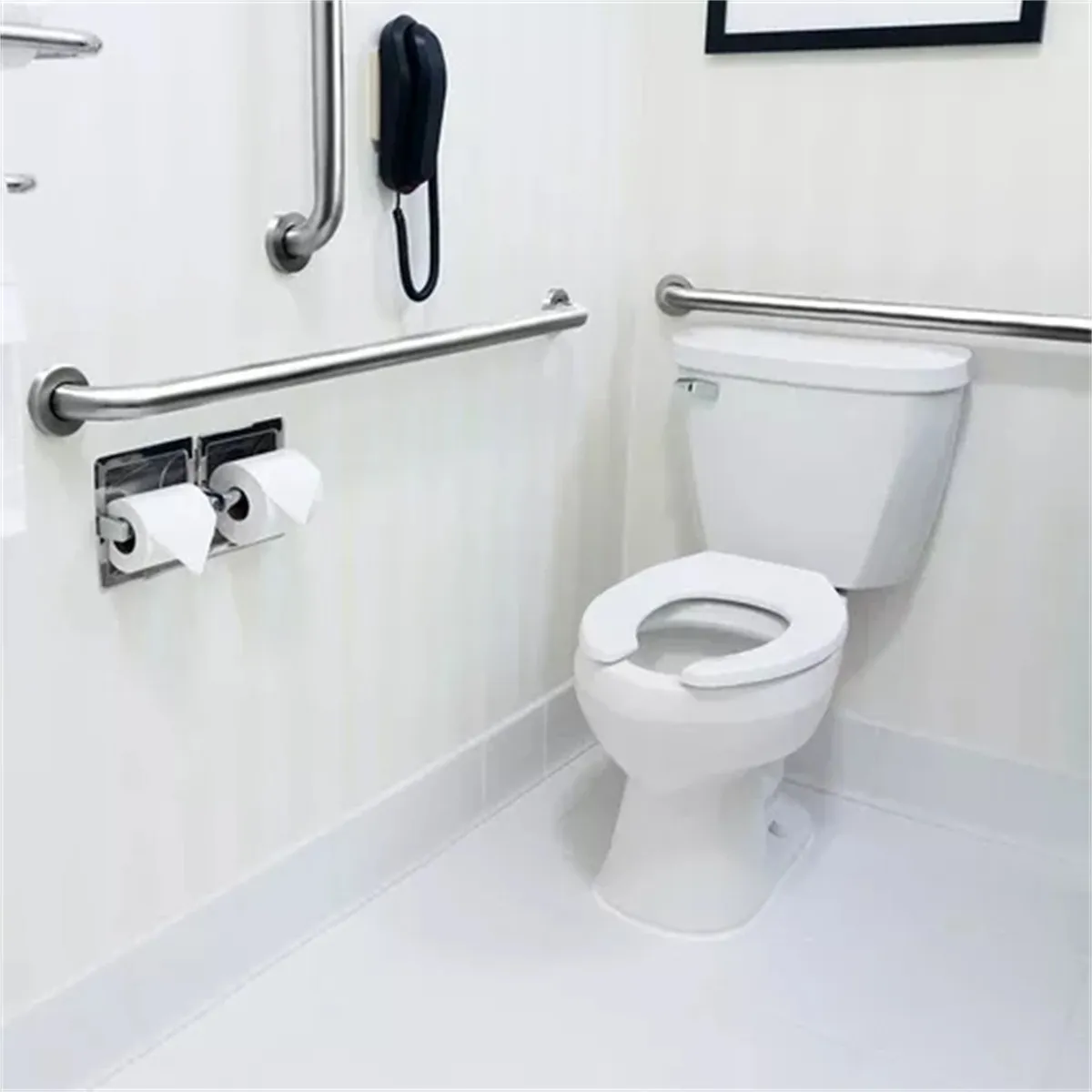 Foto 4 | Barra De Apoyo Agarradera Para Baño Acero Inoxidabe Lab.g Plata