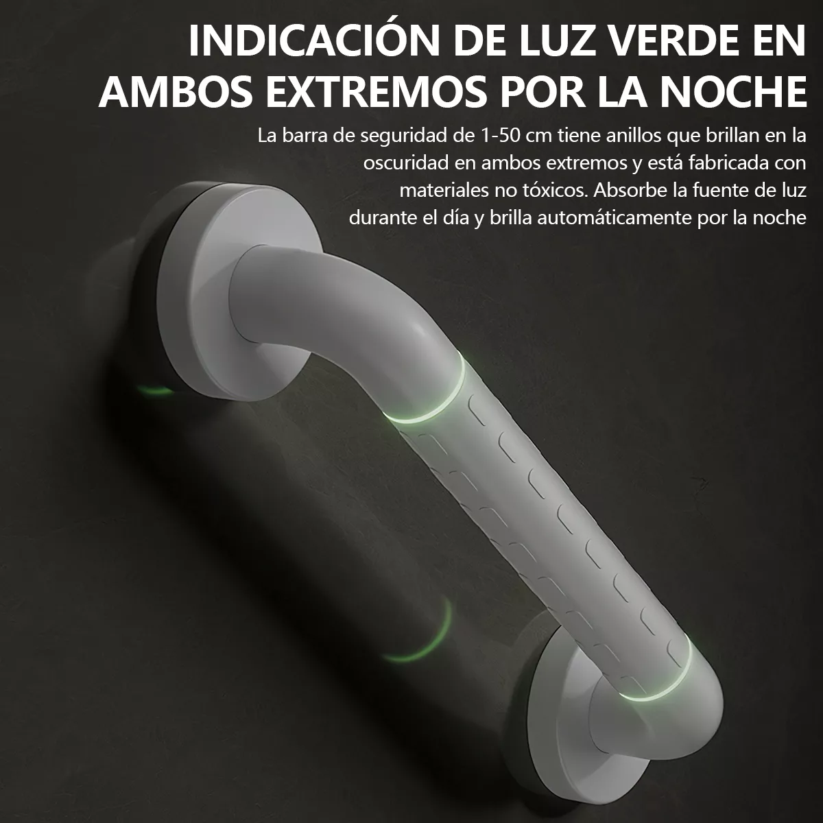 Foto 5 | 2 Barras De Seguridad Apoyo Agarraderas Eo Safe Imports Esi-17668 Blanco