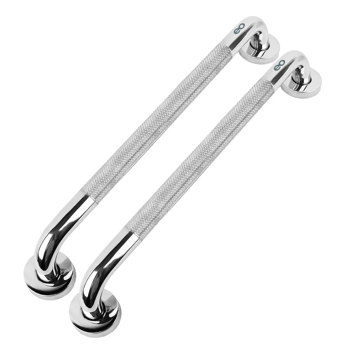 Foto 2 pulgar | Pasamos Antideslizantes 50 cm para Baño 2 Piezas Eo Safe Imports Esi-17665-1 Plata