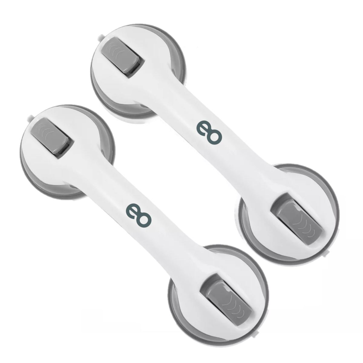 Foto 2 pulgar | 2 Piezas Barras De Apoyo Con Ventosa Seguridad Para Baño Eo Safe Imports Esi-18922 Blanco