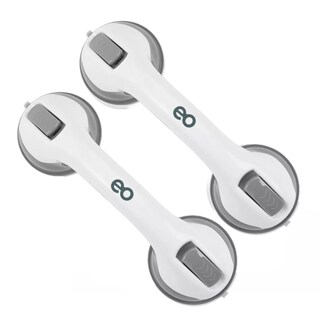 Foto 1 | 2 Piezas Barras De Apoyo Con Ventosa Seguridad Para Baño Eo Safe Imports Esi-18922 Blanco