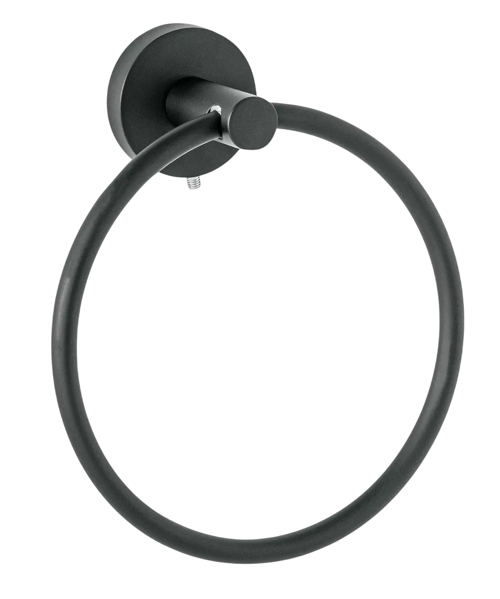 Foto 1 | Toallero De Argolla Acero Inoxidable Negro
