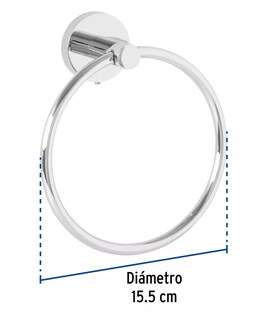 Foto 3 | Soporte para Toalla Belug de Acero Inoxidable