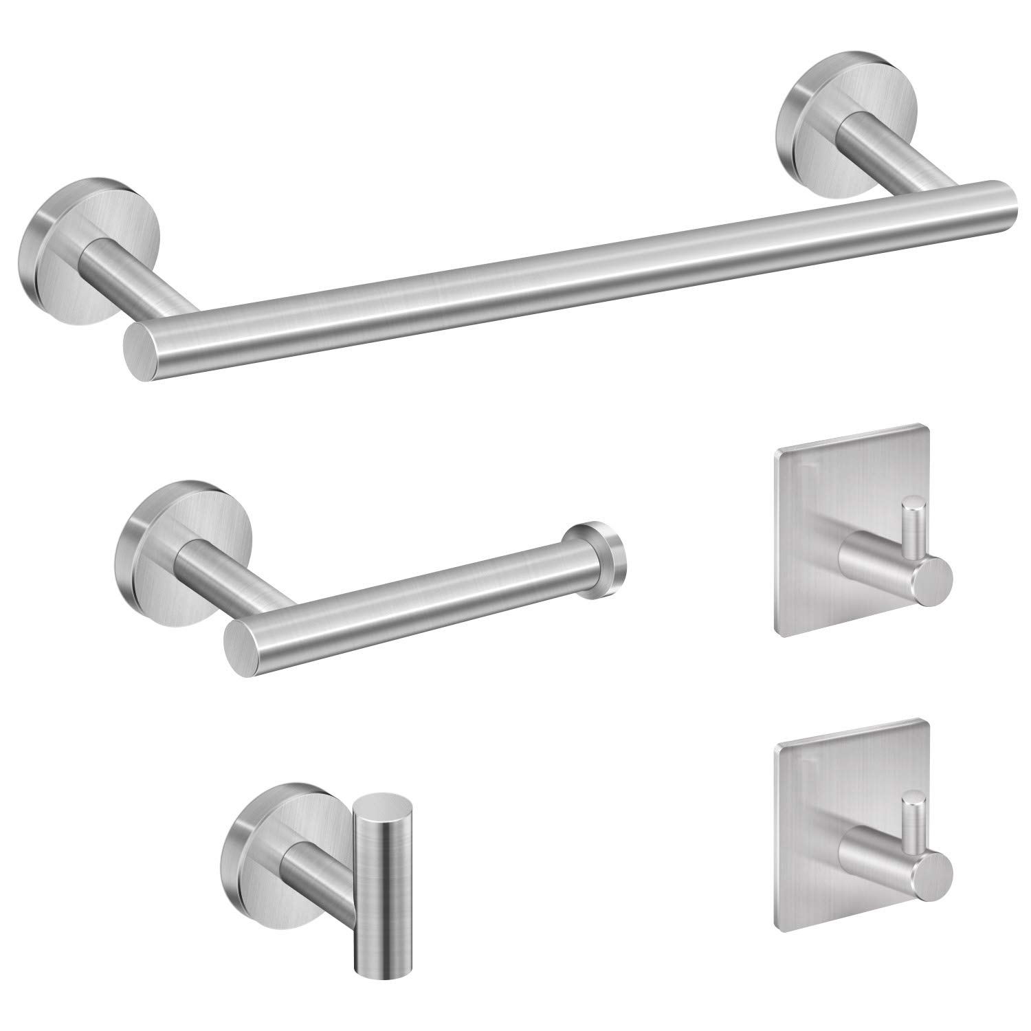 Foto 2 pulgar | Juego De Accesorios De Baño Tudoccy, Níquel Cepillado Y Acero Inoxidable - Venta Internacional.