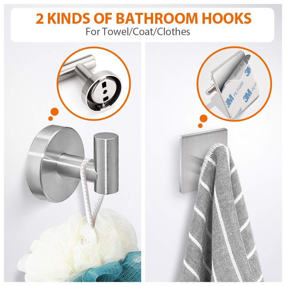 Foto 5 pulgar | Juego De Accesorios De Baño Tudoccy, Níquel Cepillado Y Acero Inoxidable - Venta Internacional.