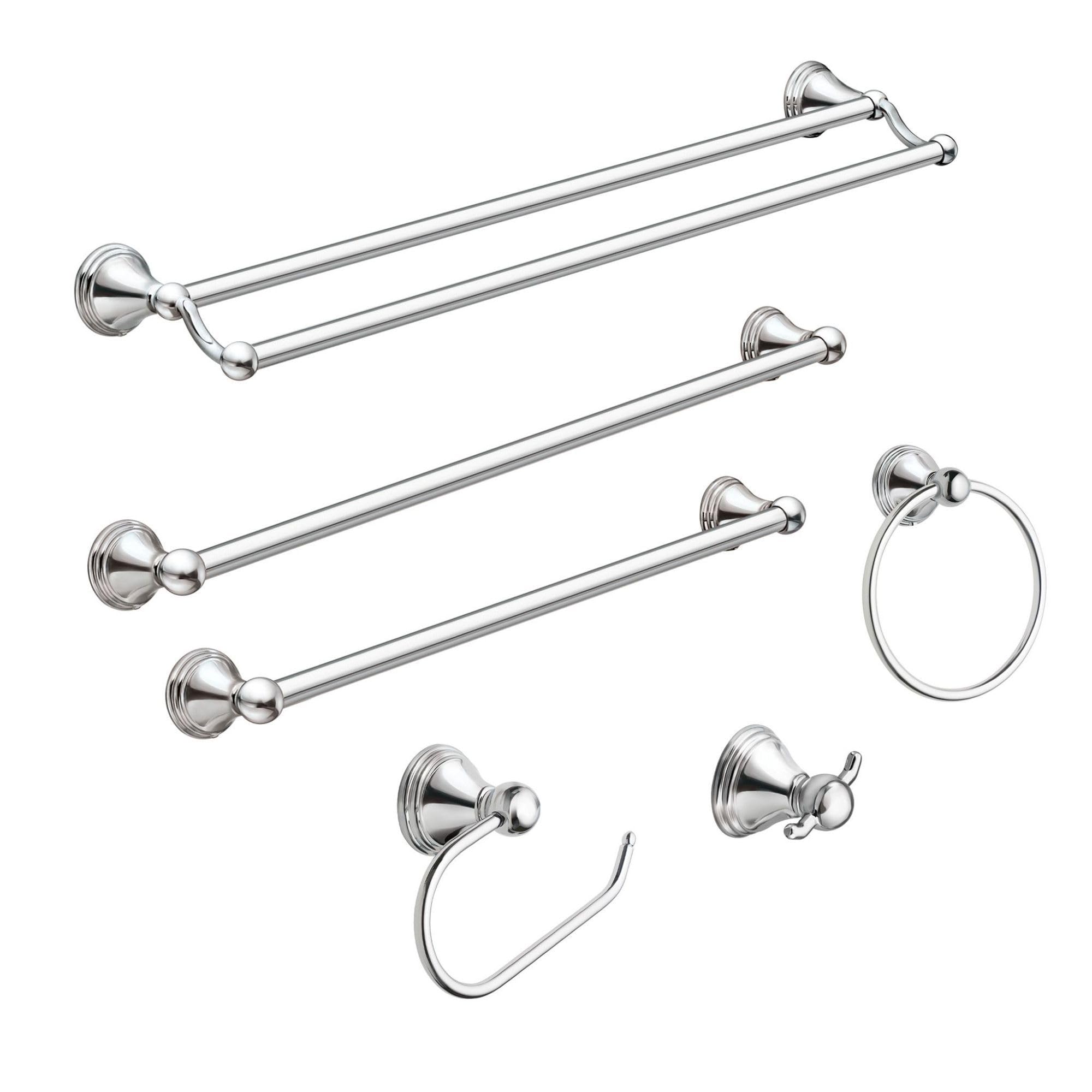 Foto 5 pulgar | Toallero De Baño Moen Dn8418ch Preston Collection De 18 Pulgadas Con Barra Individual, Cromado - Venta Internacional.