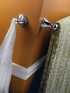 Foto 6 | Toallero De Baño Moen Dn8418ch Preston Collection De 18 Pulgadas Con Barra Individual, Cromado - Venta Internacional.