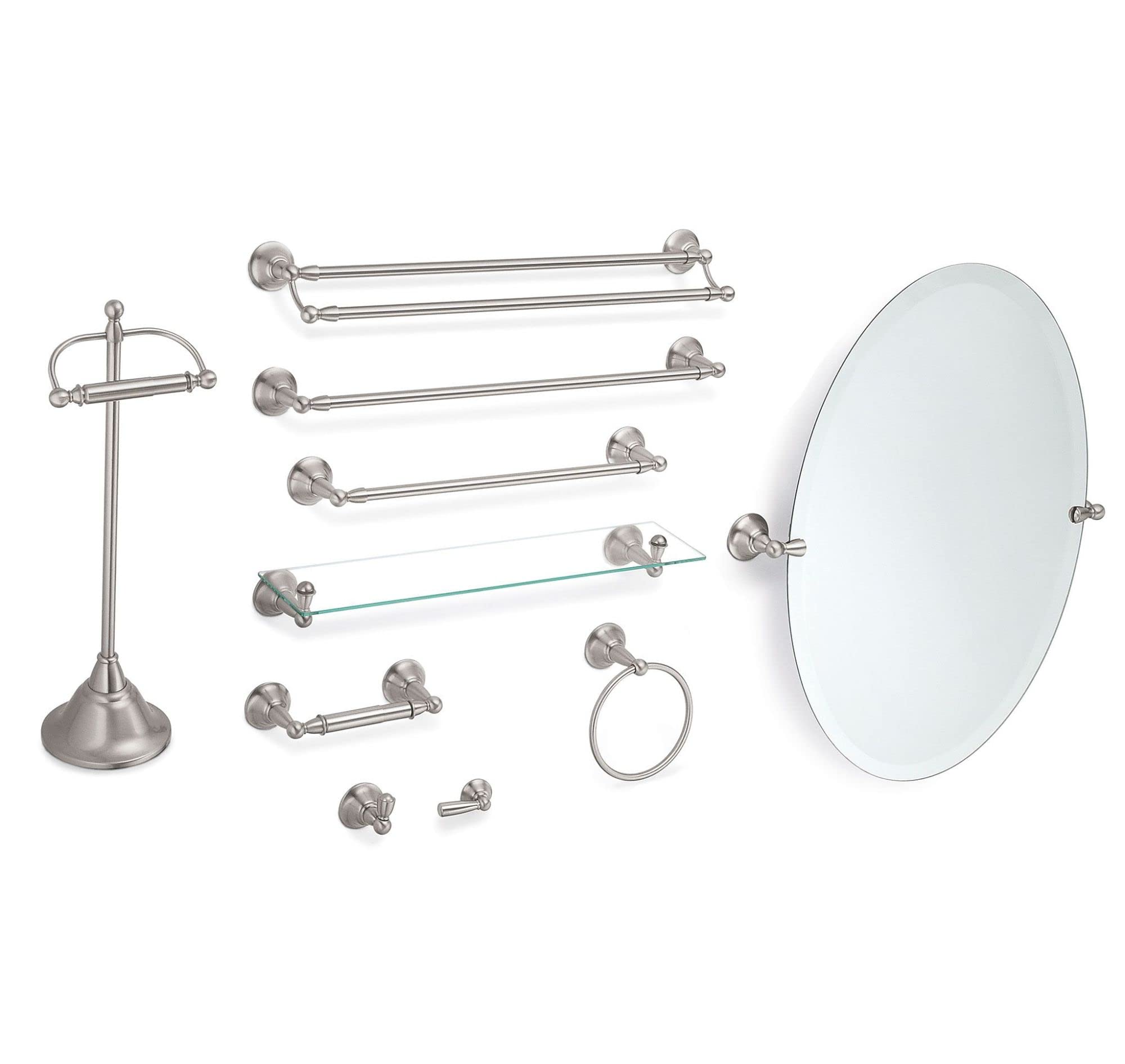 Foto 7 | Toallero Moen Sage Collection Dn6822bn, Doble, 60 Cm, Níquel - Venta Internacional.