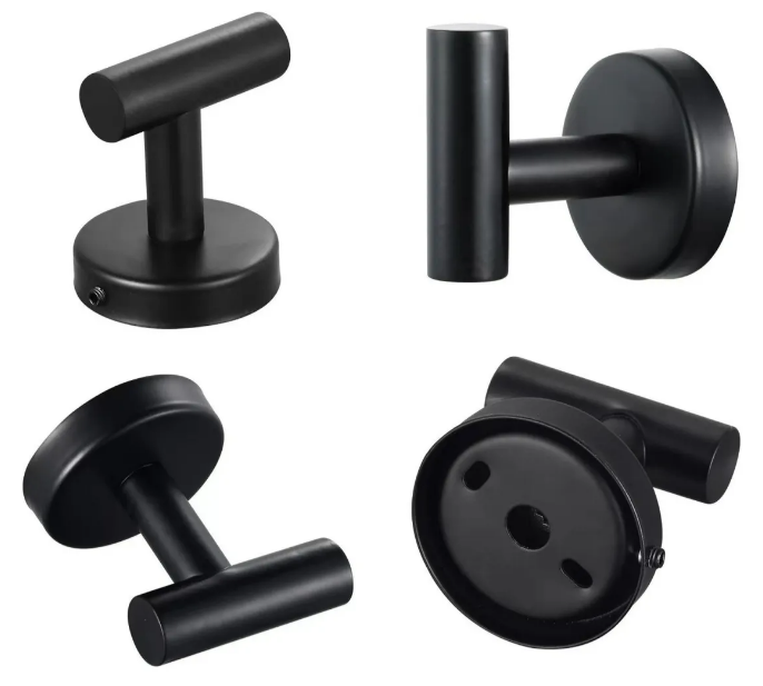 Foto 3 pulgar | Xtellar Set De Ganchos Para Toallas De Estilo Europeo - Negro (paquete De 6)