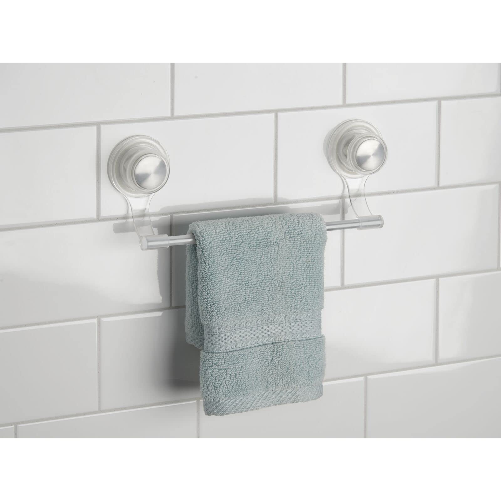Foto 4 pulgar | Toallero Mdesign  Soporte De Pared Con Fuerte Succión Para Baño  Paquete De 2 - Venta Internacional.