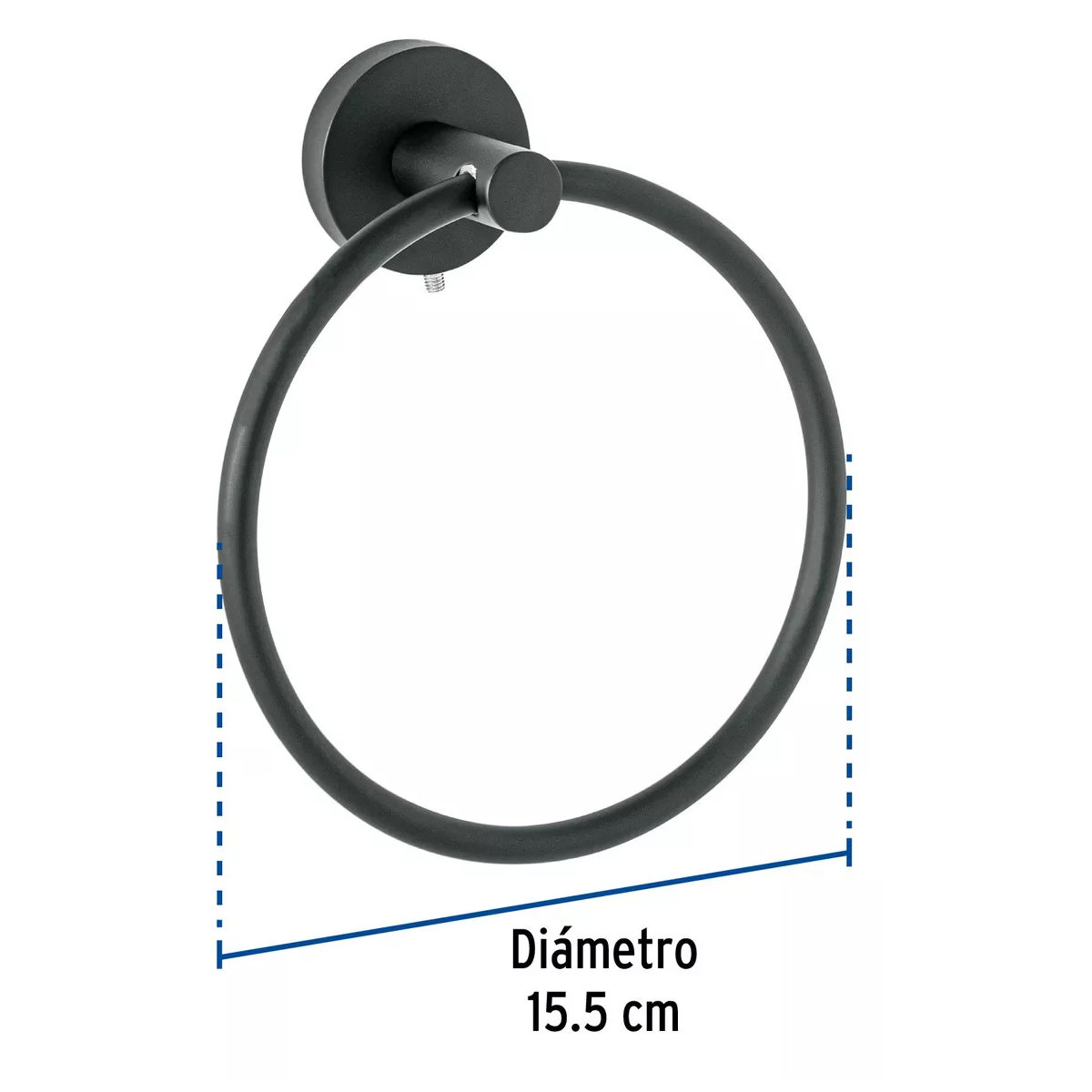 Foto 4 pulgar | Toallero De Argolla Acero Inoxidable Eo Safe Imports Esi-15595 Negro