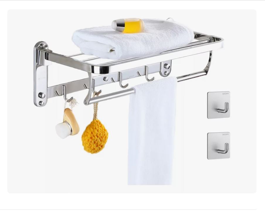 Foto 1 | Toallero para Baño Xtellar Plegable con 6 Ganchos