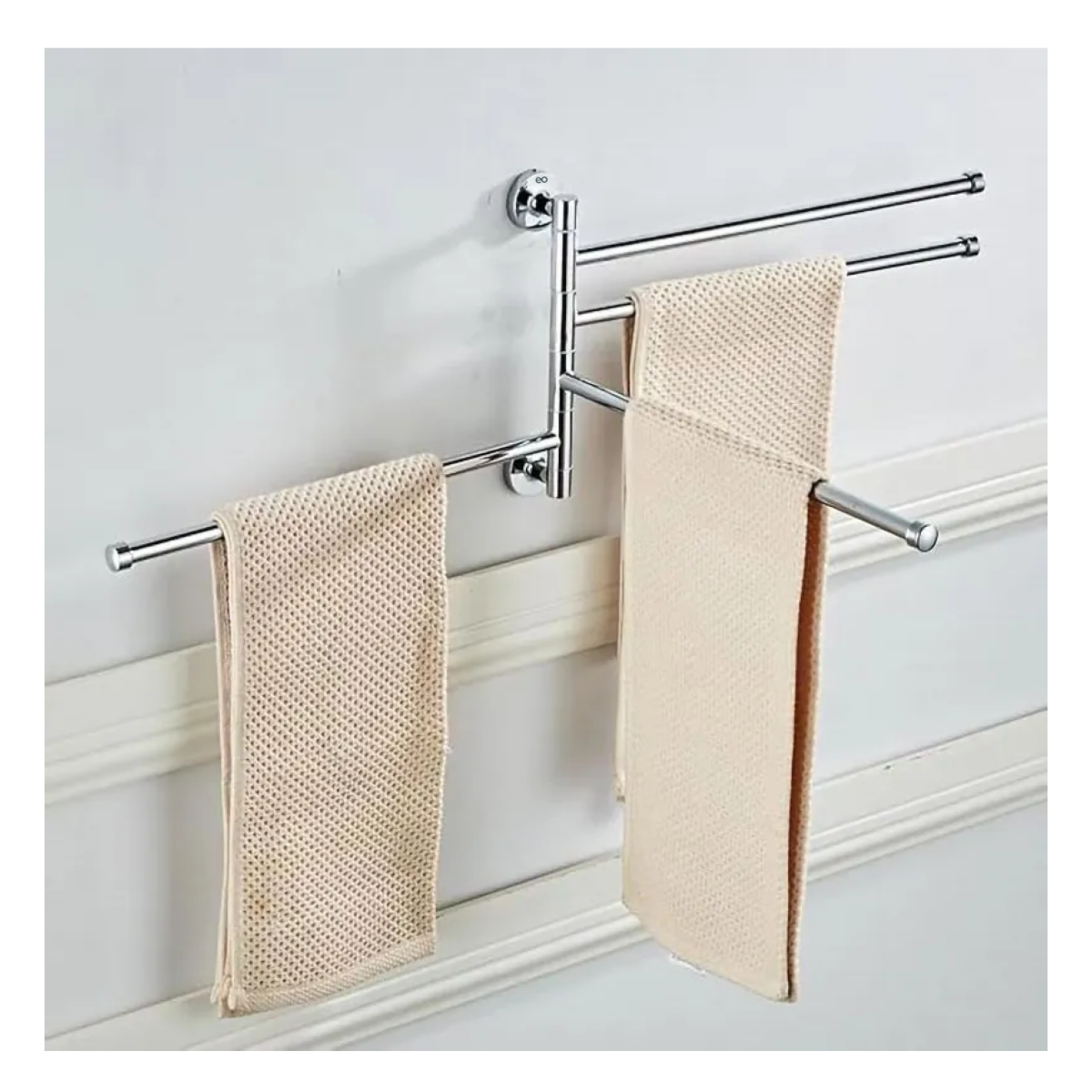 Foto 4 pulgar | Toallero De Acero Inoxidable Para Pared Con Brazos Móviles Eo Safe Imports Esi-18899 Plata