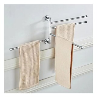 Foto 3 | Toallero De Acero Inoxidable Para Pared Con Brazos Móviles Eo Safe Imports Esi-18899 Plata