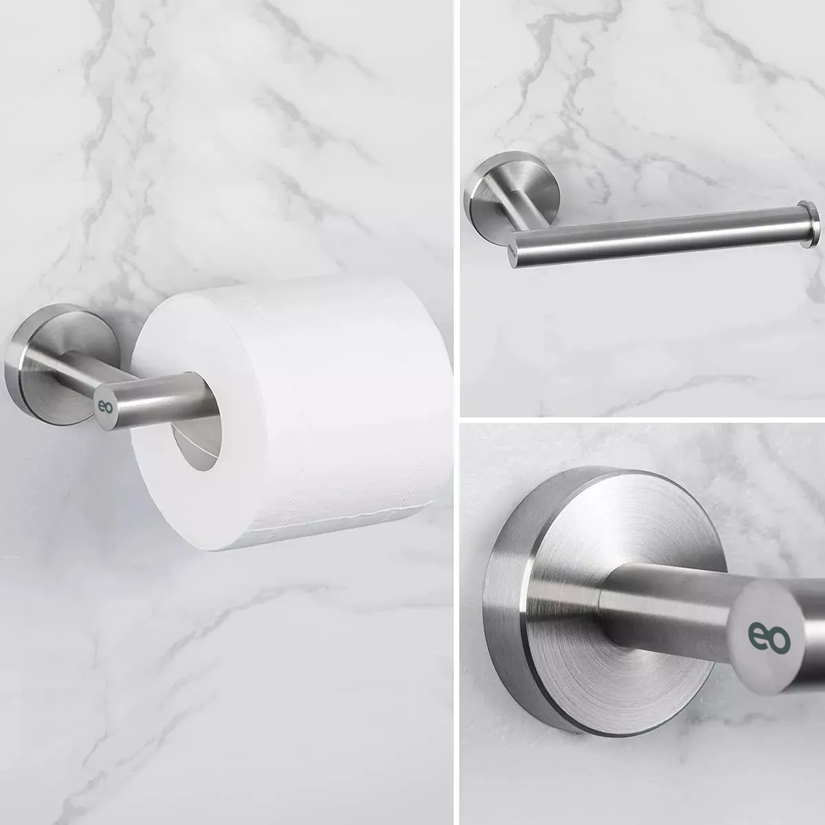 Foto 4 pulgar | Juego De Accesorios De Baño Toalleros Inoxidable 5pzas Eo Safe Imports Esi-18895 Plata