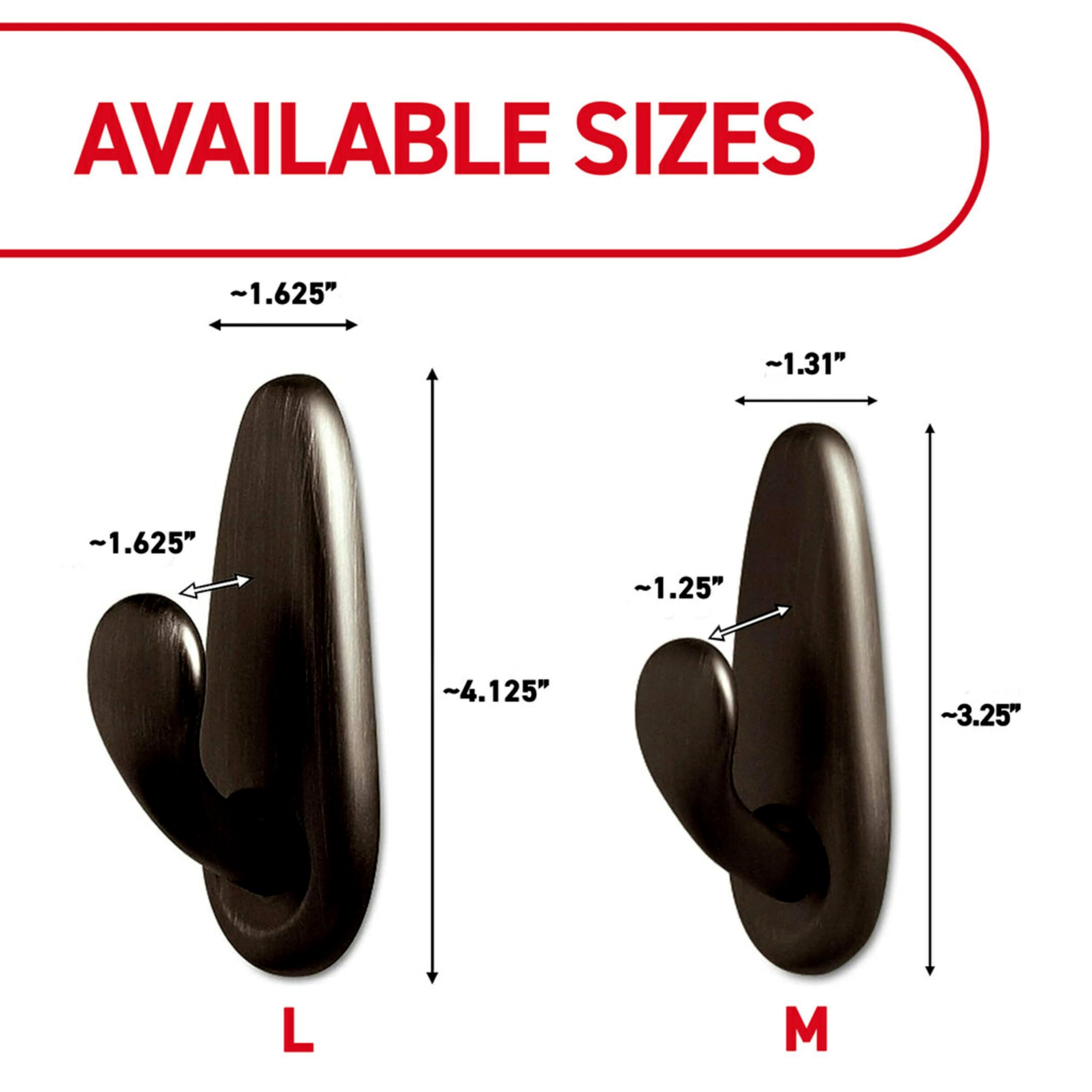 Foto 4 pulgar | Ganchos De Pared Command Forever Classic, Grandes, De Metal, 2 Ganchos - Venta Internacional.