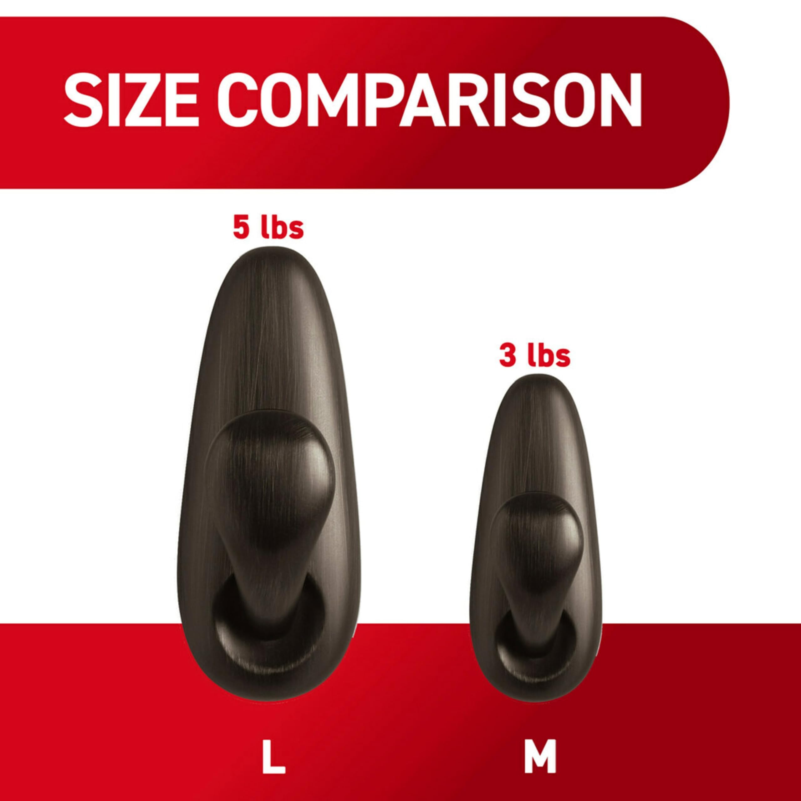 Foto 5 pulgar | Ganchos De Pared Command Forever Classic, Grandes, De Metal, 2 Ganchos - Venta Internacional.