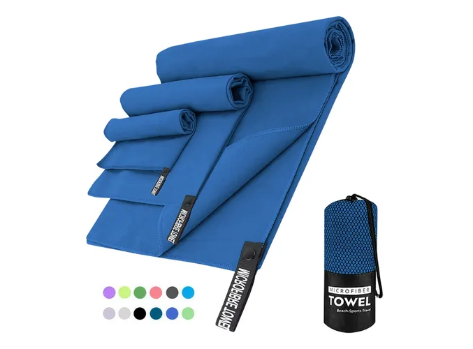 Pack De 3 Toallas Xtellar Deportivas Y De Playa Microfibra, Ultra Absorbentes Y De Secado Rápido