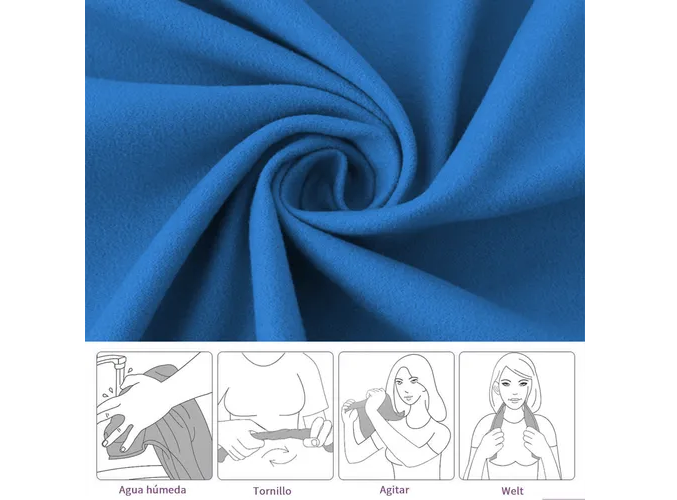 Foto 4 | Pack De 3 Toallas Xtellar Deportivas Y De Playa Microfibra, Ultra Absorbentes Y De Secado Rápido