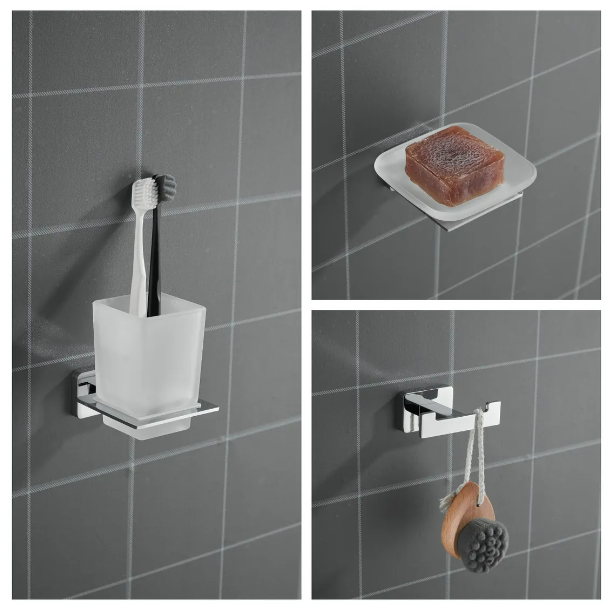 Foto 4 pulgar | Set De Accesorios Xtellar Para Baño  Modernos Y Elegantes Toalleros De 60cm  Color Plata En Acero Inoxidable