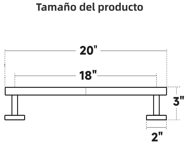 Foto 5 pulgar | Elegante Toallero De Baño Xtellar En Plata Cepillada