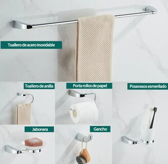 Foto 2 | Set de Accesorios para Baño Xtellar de Acero Inoxidable 6 Piezas
