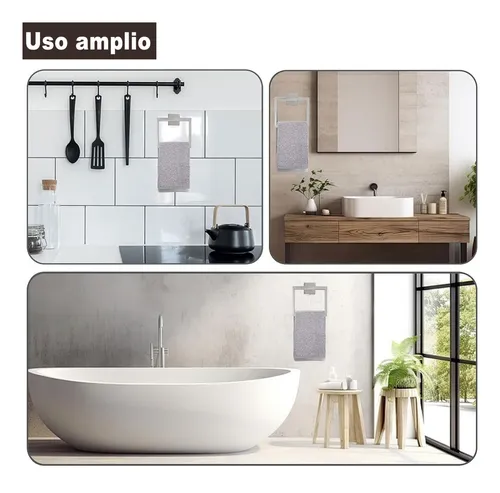 Foto 3 | Toallero De Baño Xtellar  Cuadrado De Acero Inoxidable Baño Accesorio