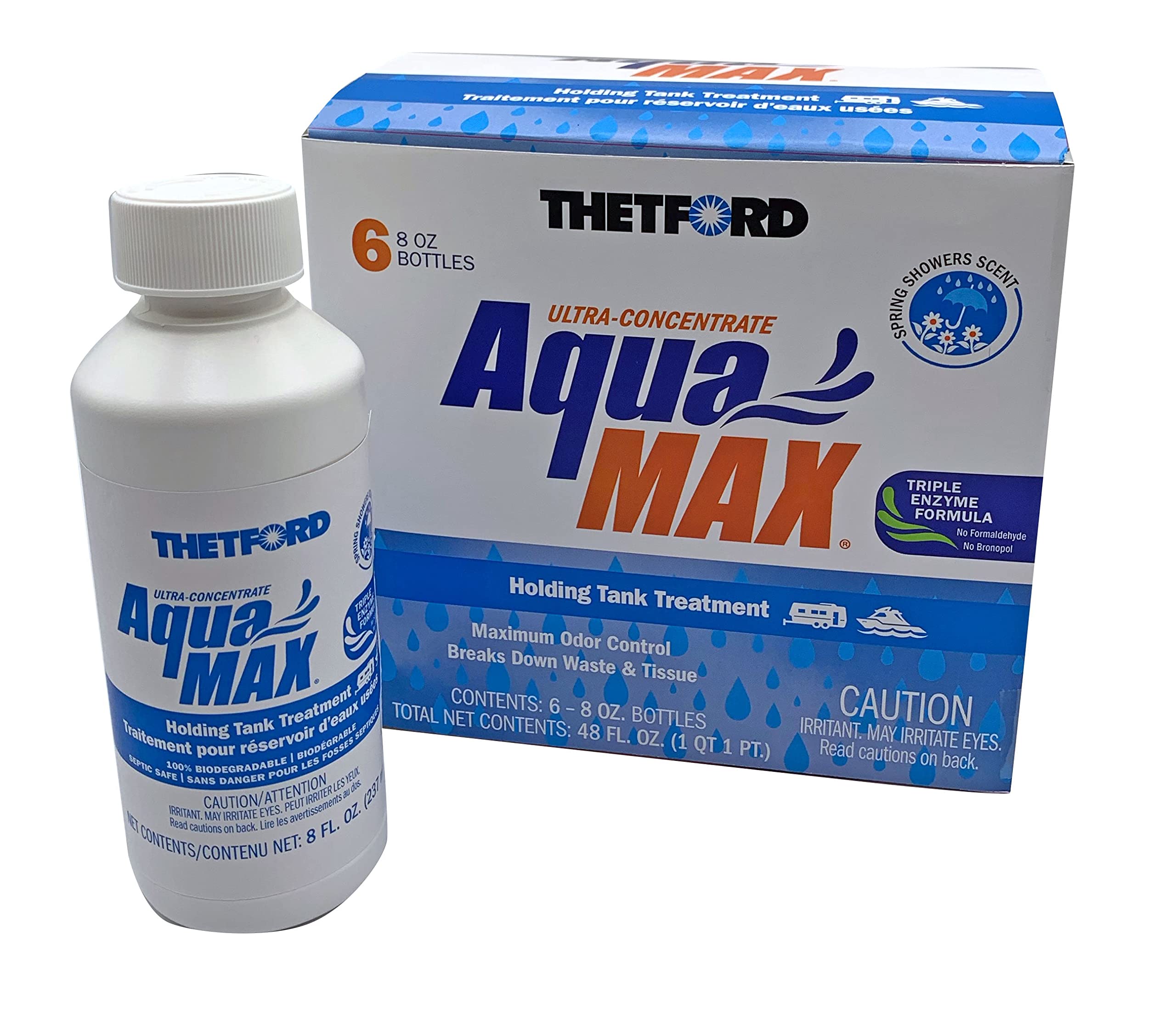 Gel De Ducha Thetford Aquamax Spring Showers 1500-2400 Ml - Venta Internacional.