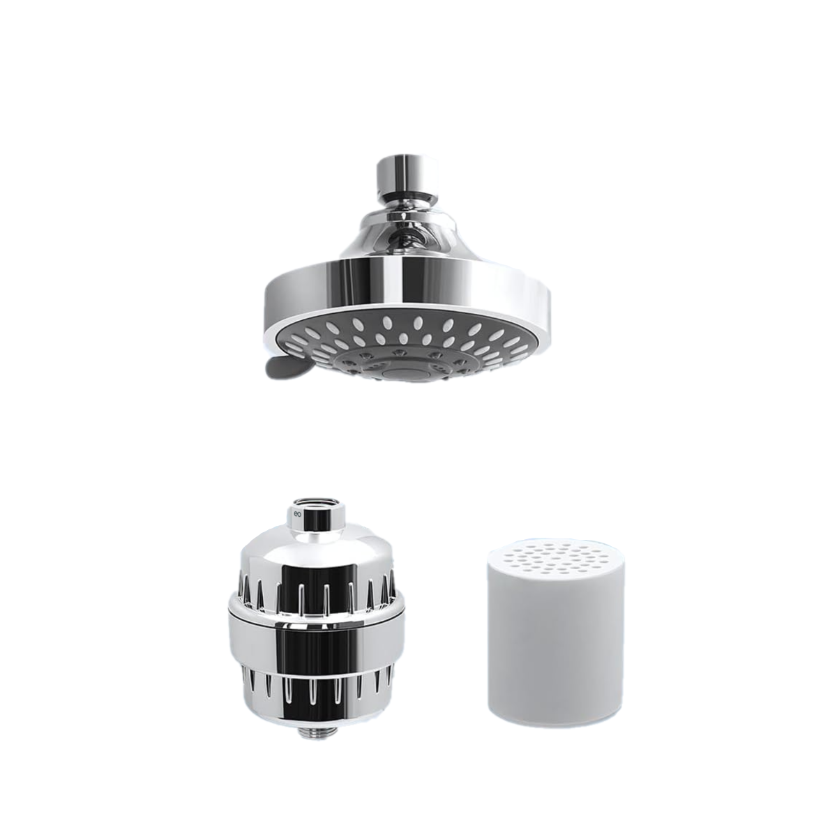 Foto 2 pulgar | Filtro Regadera Cabeza De Ducha Ajustable Con Filtro Ducha Eo Safe Imports Esi-20281 Plata