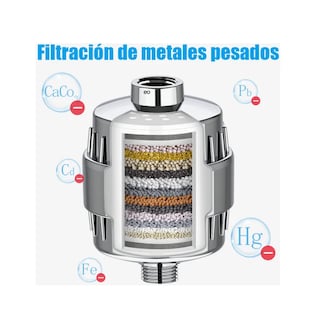 Foto 3 | Filtro Regadera Cabeza De Ducha Ajustable Con Filtro Ducha Eo Safe Imports Esi-20281 Plata