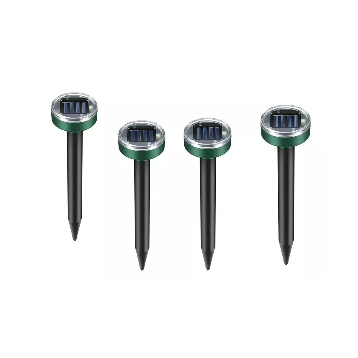 Foto 2 pulgar | Set 4 Repelentes Solar Plagas Exterior Ultrasonido Eo Safe Imports Esi-11706 Negro
