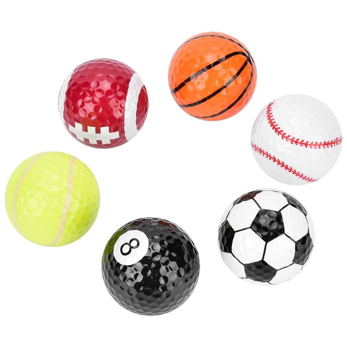 Pelotas de Golf Xtreamboom Mxgot-001 6 Piezas Multicolor