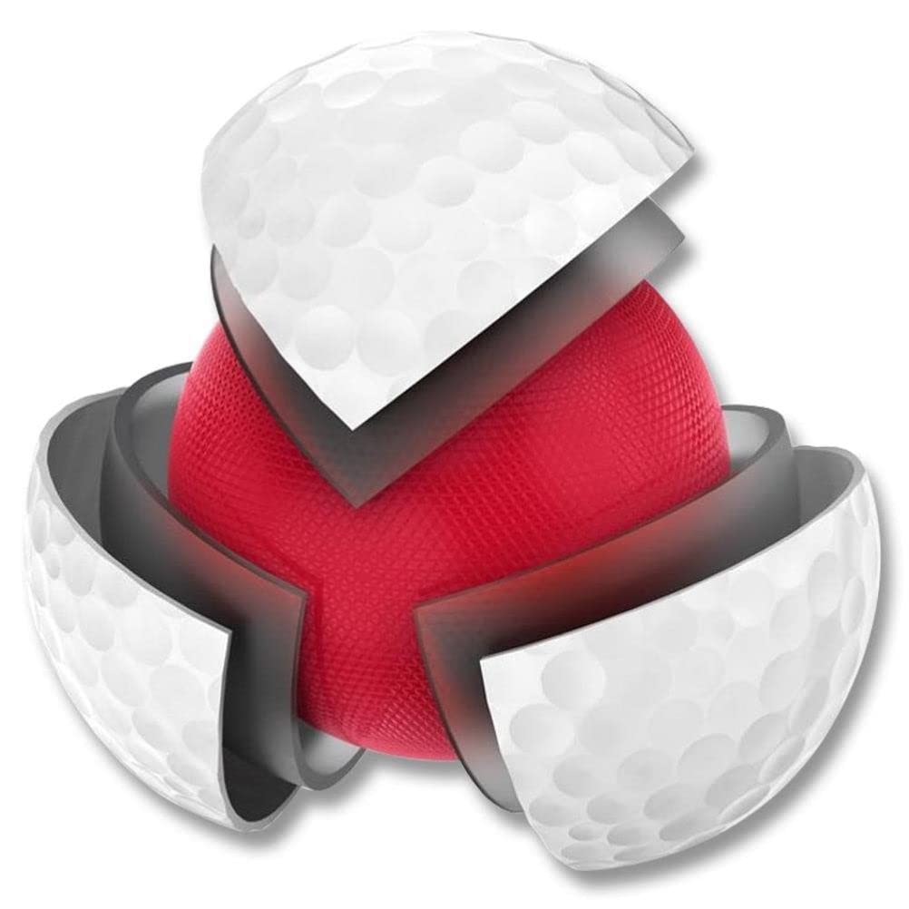 Foto 5 pulgar | Pelota De Golf Wilson Staff Triad, 12 Pelotas, Color Blanco - Venta Internacional.