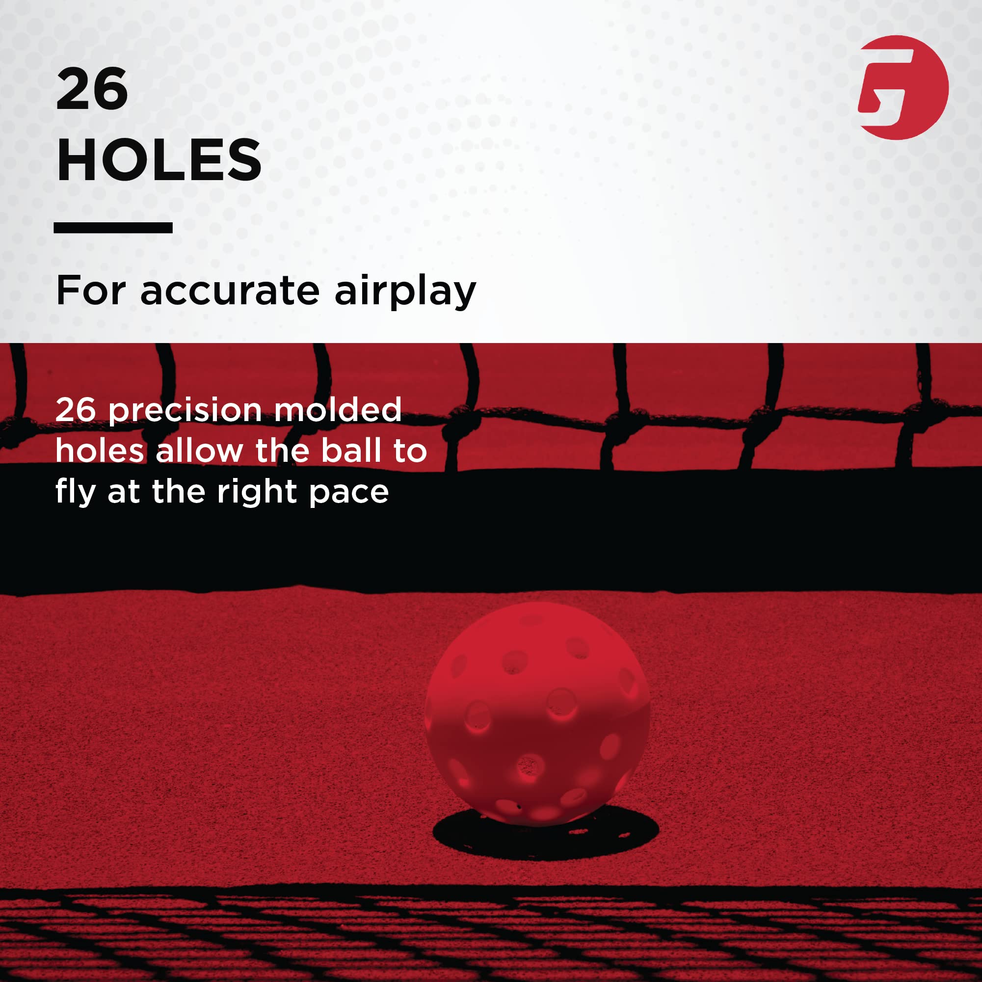 Foto 6 | Paquete De 6 Unidades Pickleballs Gamma Photon Para Interiores, Aprobado Por La Usapa - Venta Internacional.