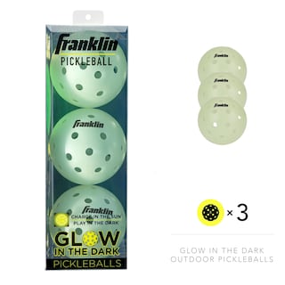 Foto 2 | Pickleball Franklin Sports Que Brilla En Verde Oscuro, Paquete De 3 - Venta Internacional.