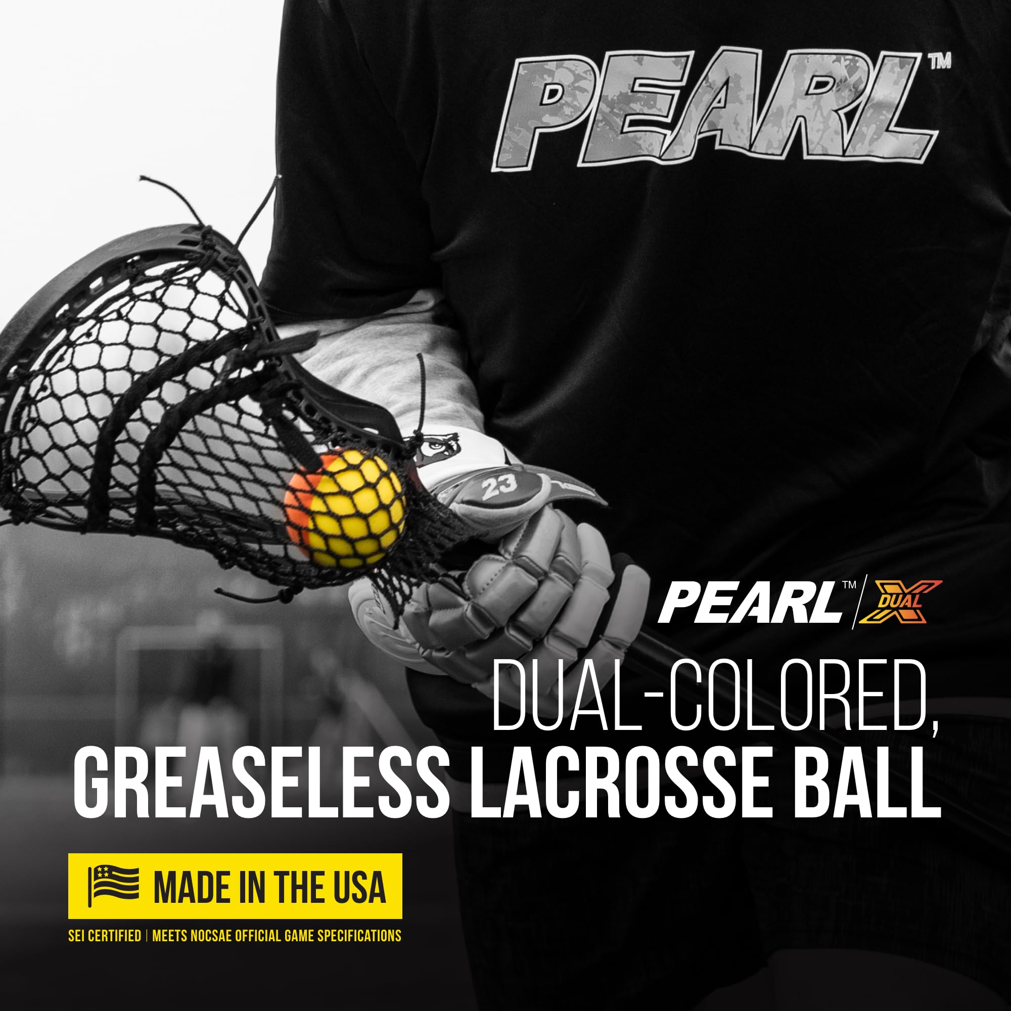 Foto 3 pulgar | Pelotas De Lacrosse Pearl Guardian Sports Dual X Sin Grasa  Paquete De 20 - Venta Internacional.