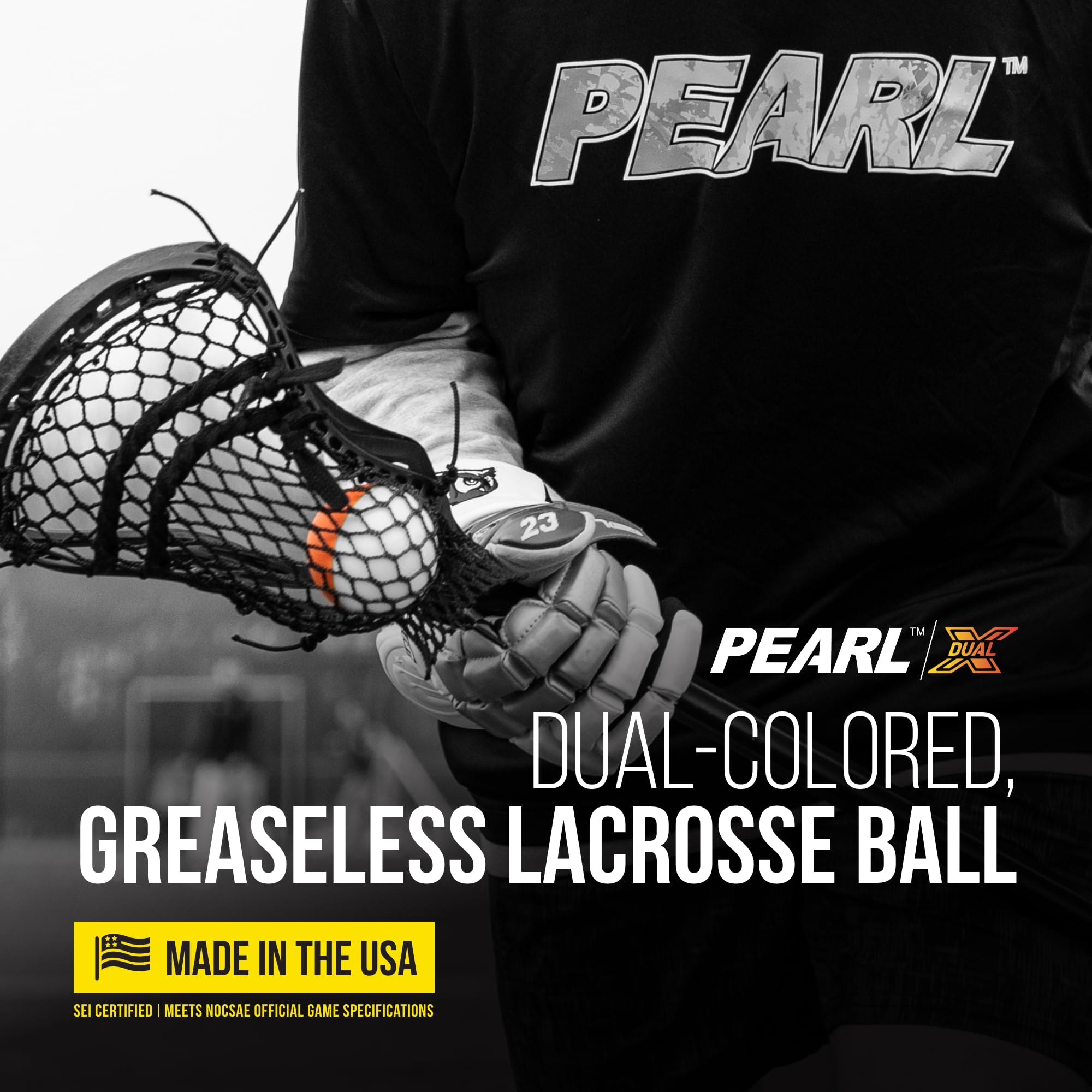 Foto 3 pulgar | Pelotas De Lacrosse Pearl Guardian Sports Dual X Sin Grasa  Paquete De 3 - Venta Internacional.