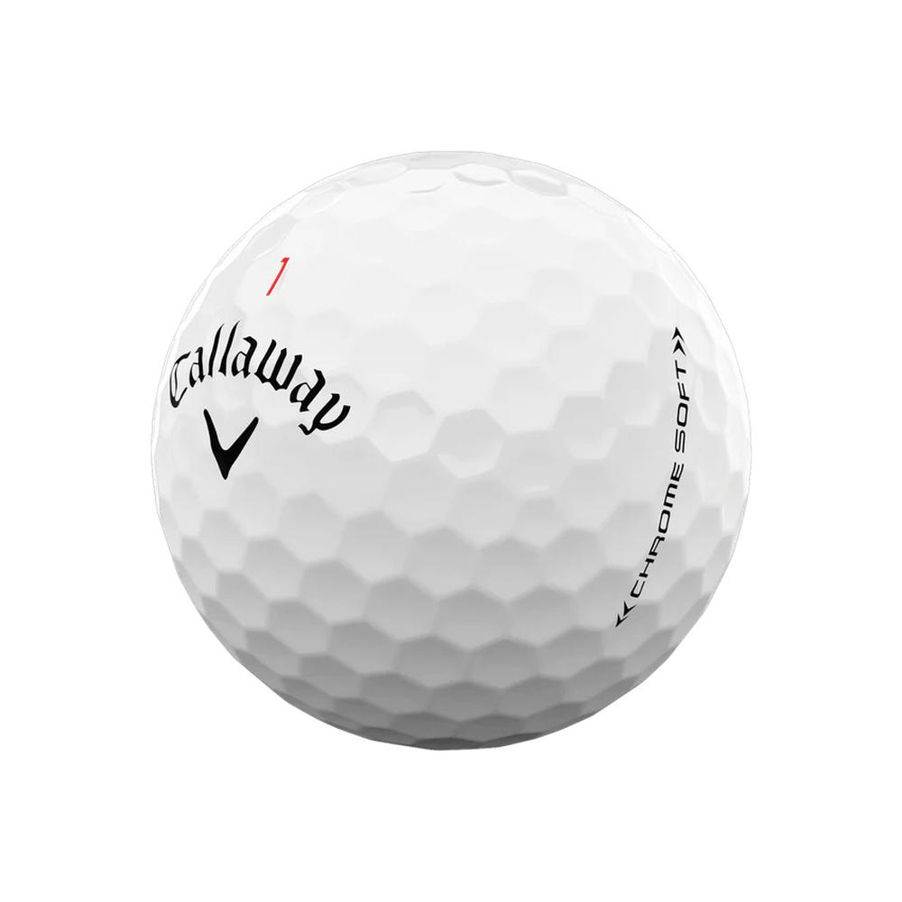 Foto 5 pulgar | Pelota Callaway Chrome Soft Color Blanco