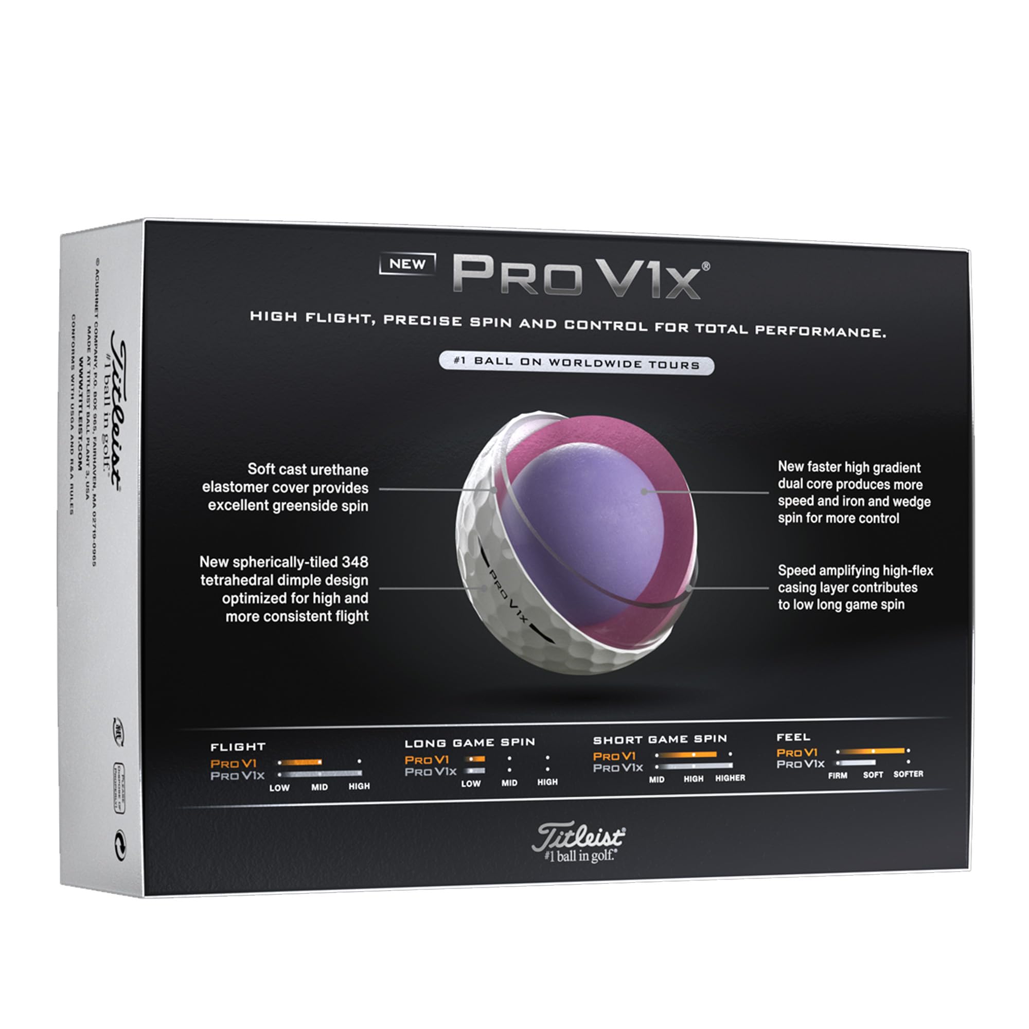 Foto 6 | Pelota De Golf Titleist Pro V1x High # - Venta Internacional.
