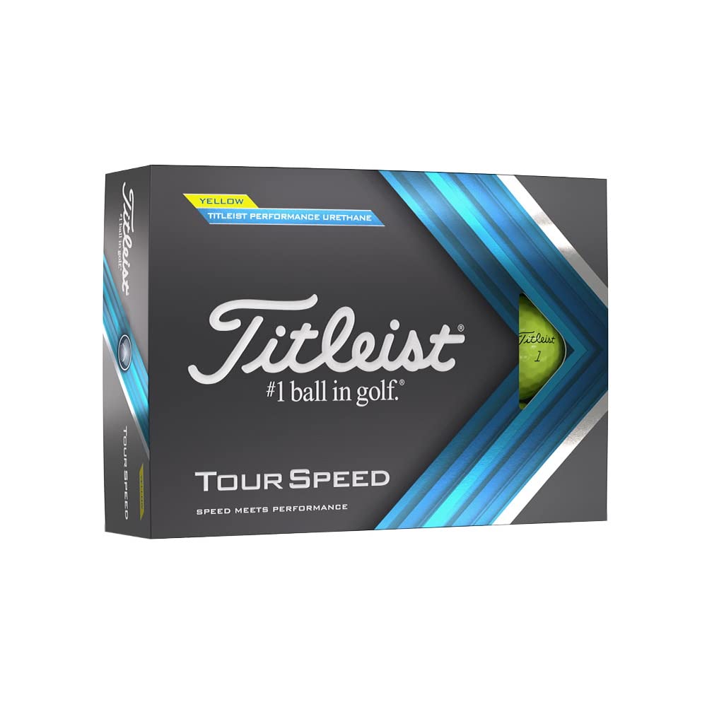 Foto 2 pulgar | Pelotas De Golf Titleist Tour Speed Yellow, Una Docena - Venta Internacional.