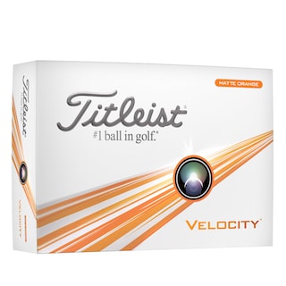 Foto 1 | Pelotas De Golf Titleist Velocity, Color Naranja Mate (una Docena) - Venta Internacional.