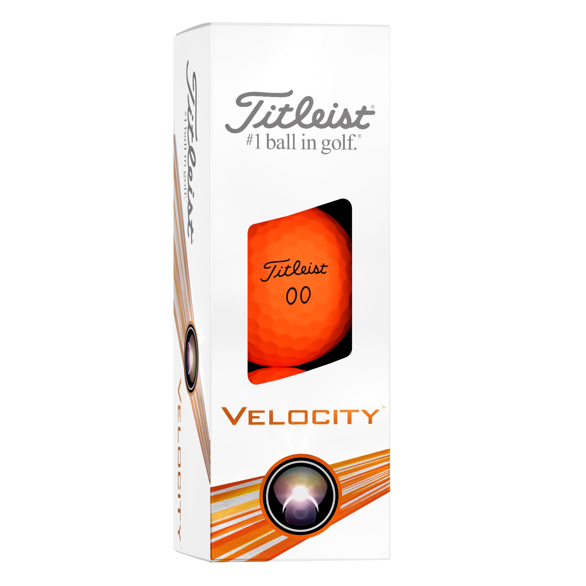 Foto 3 pulgar | Pelotas De Golf Titleist Velocity, Color Naranja Mate (una Docena) - Venta Internacional.