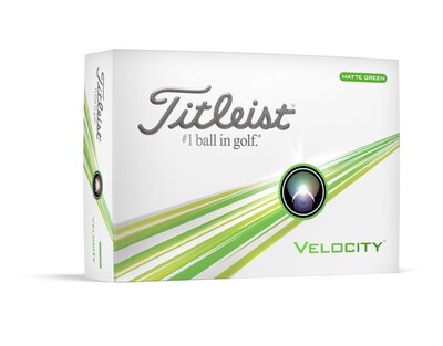 Foto 1 | Pelotas De Golf Titleist Velocity, Color Verde Mate (una Docena) - Venta Internacional.
