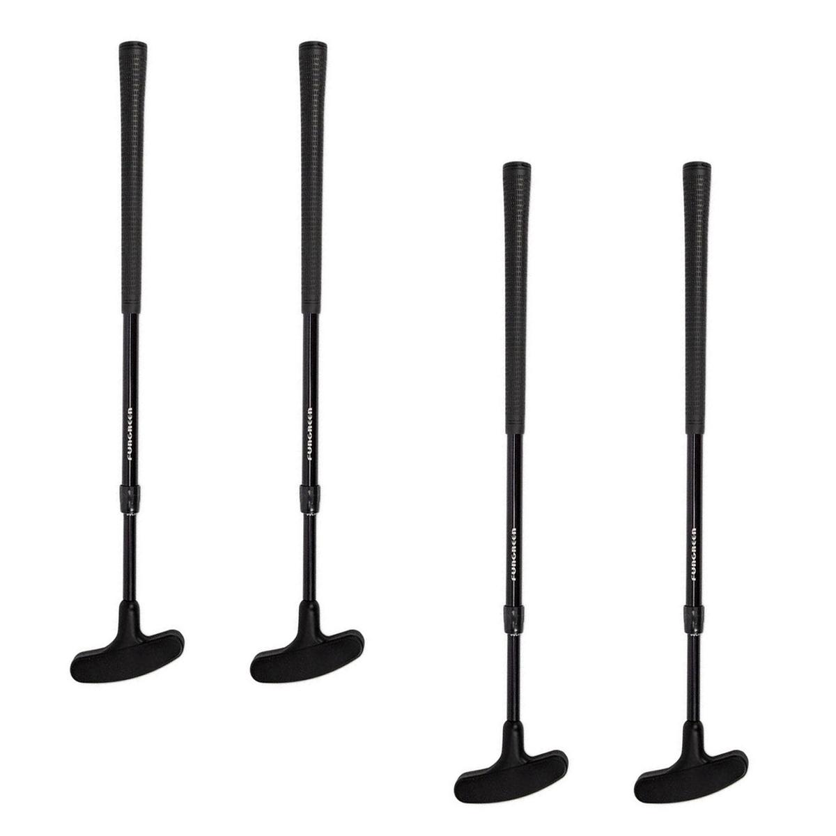 Palos Ajustables De Minigolf Xtreamboom Mxvbl-004  4 Piezas Negro