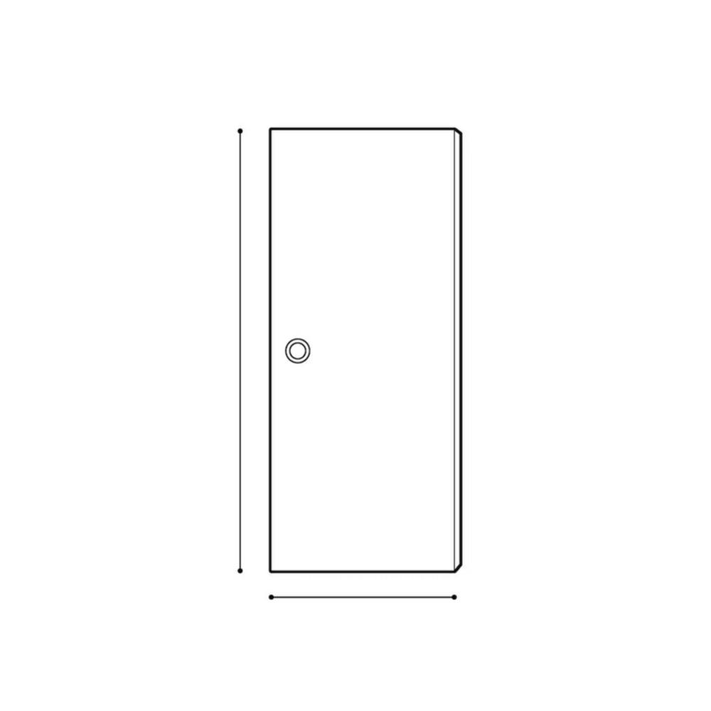 Foto 4 pulgar | Puerta De Madera Interior Lisa 210 X 80 Cm