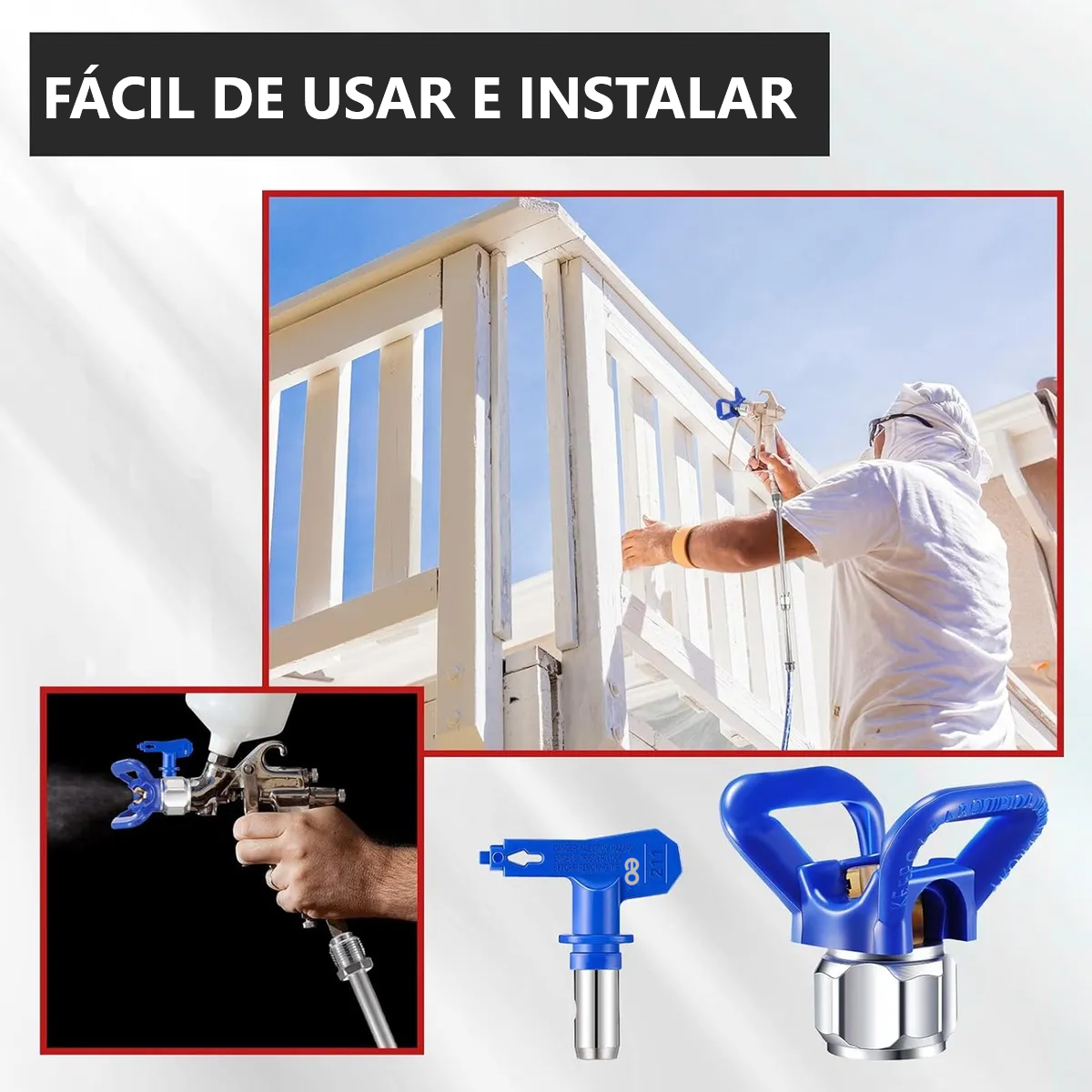 Foto 4 pulgar | Juego De Boquillas De Pintura Sin Aire Puntas De Máquina Eo Safe Imports Esi-18697 Multicolor
