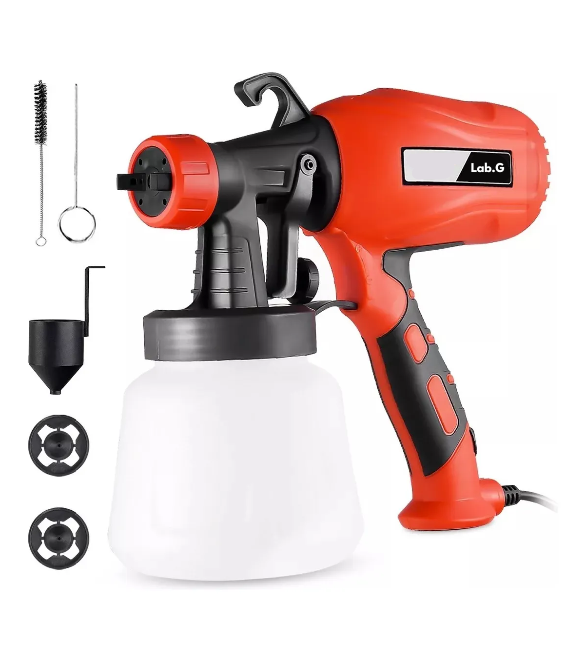 Foto 3 pulgar | Máquina Para Pistola Eléctrica Para Pintar 110v 550w 950ml Lab.g Rojo